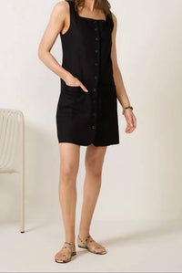 Sanctuary - Posh Button Linen Dress
