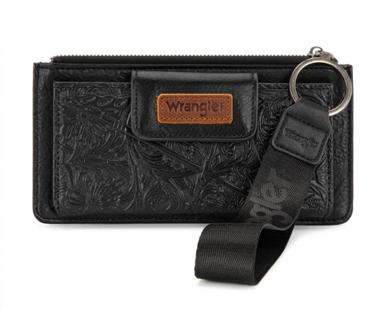Wrangler - Women's Floral Tooled Wristlet