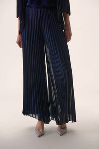 Joseph Ribkoff - Pleated Chiffon Wide-Leg Pants