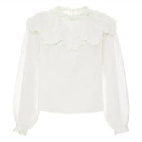 Fashionhaus - Noelle Lace Bib Blouse