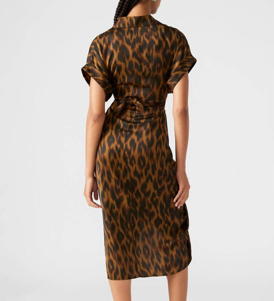 Steve Madden - Tori Gathered Tie-front Dress