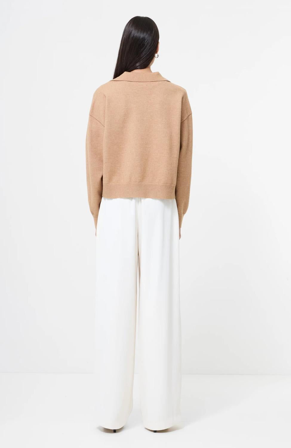 French Connection - Sloane Knit Collared Pullover Sweater