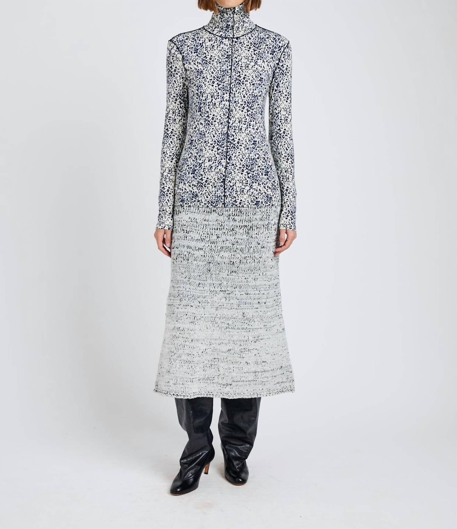 Proenza Schouler - Audrey Long Sleeve Turtle Neck Top