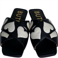 BUTRICH Women's Collins Heart Sandals in black - women's sandal