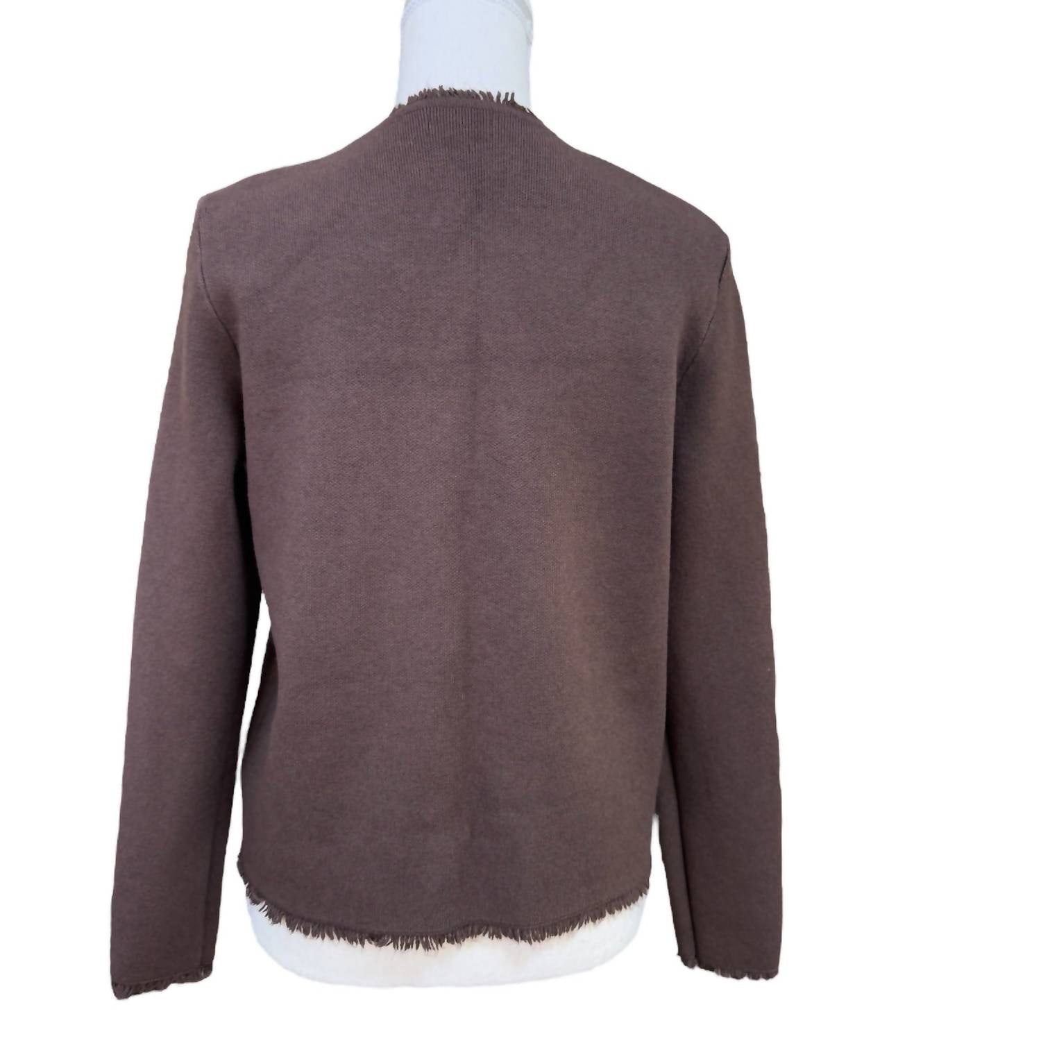 Miss Carla - Women's Fringe Edge Cardigan Jacket