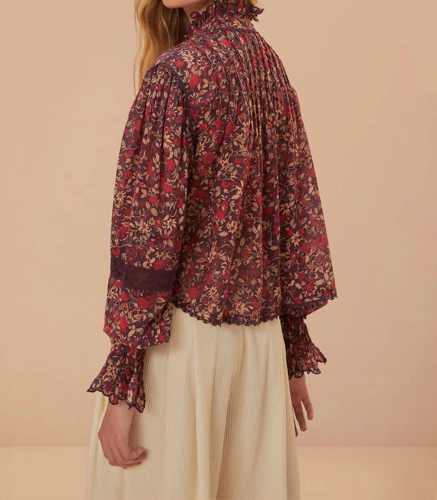 Farm Rio - Chelsea Garden Long Sleeve Blouse