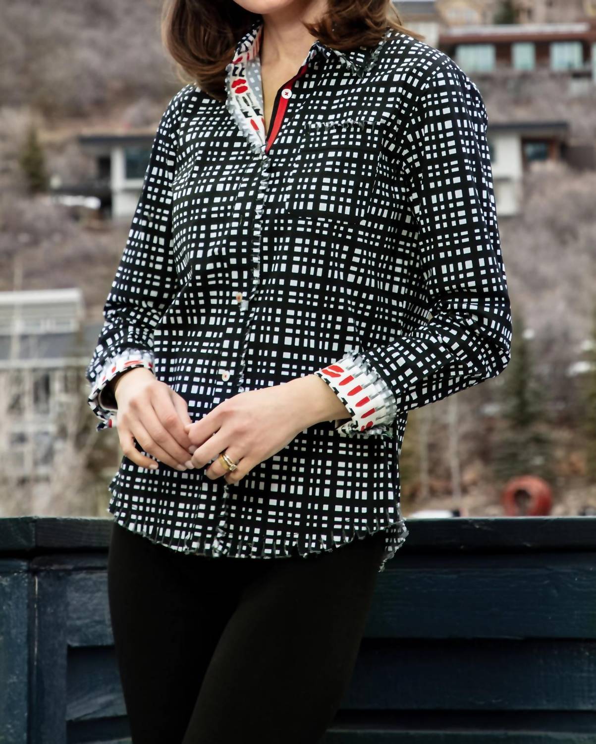 Dizzy-Lizzie - Gride Cape Cod Top