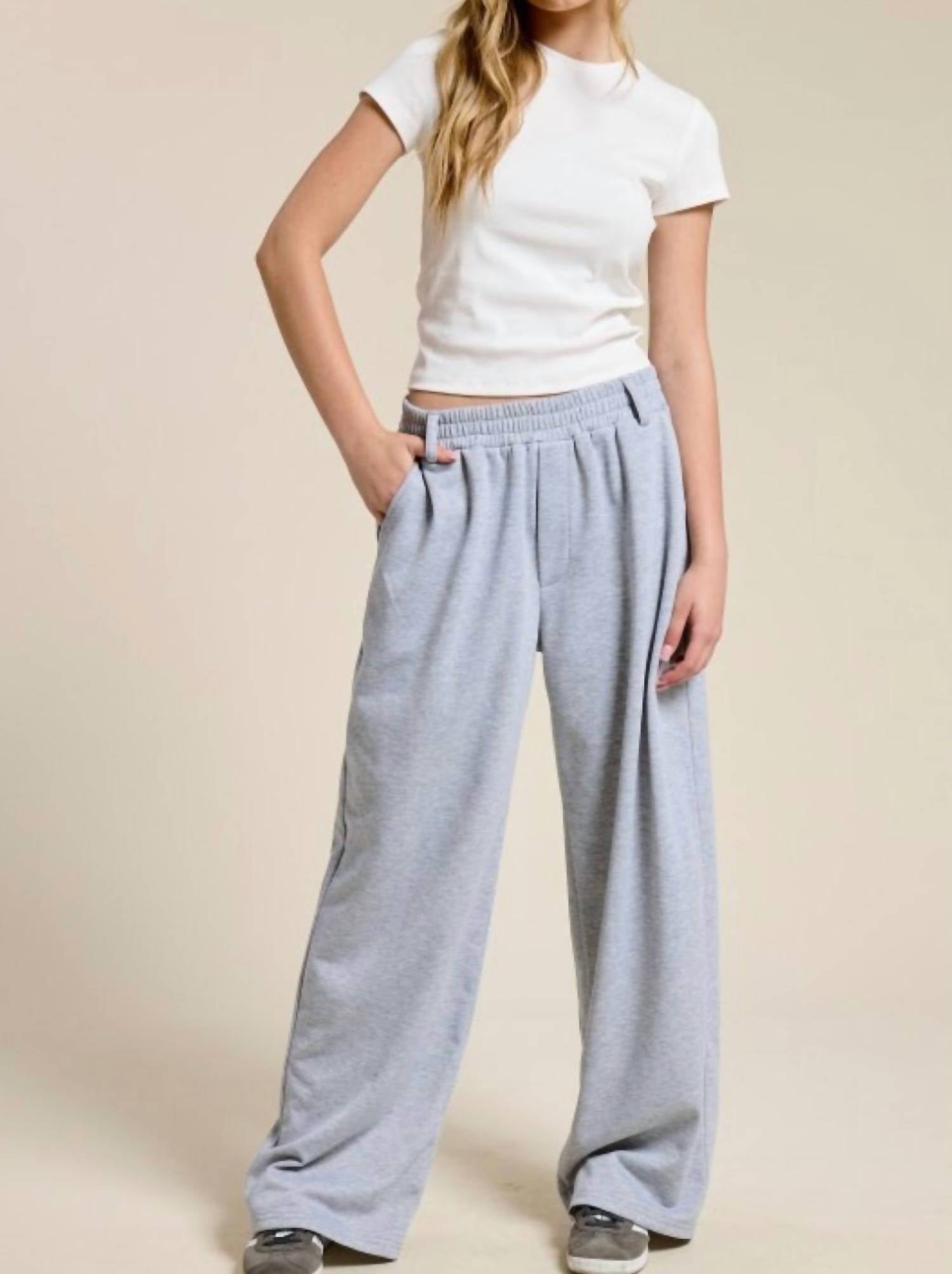 Mimosa - Midtown Pleated Sweat Trouser