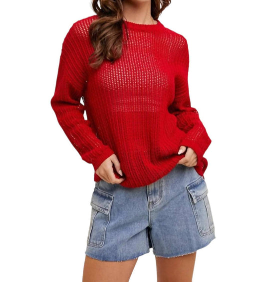 Wishlist - Rolly Open Knit Sweater