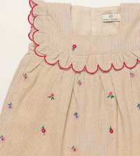 Early Sunday - Girl's Dolly Dress With Bloomers Set