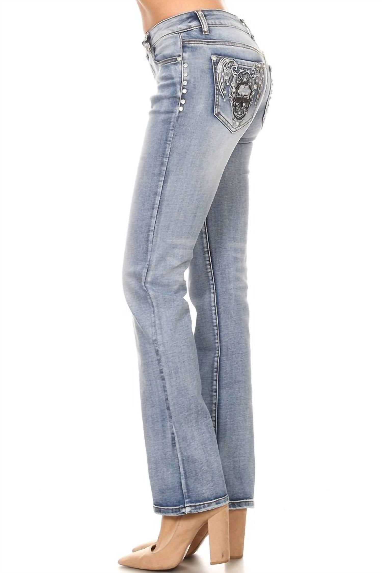 Bus Stop - Empress Skull Jean