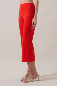 Sugarlips - Hemary Cropped Flare Pants