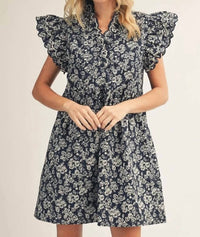 Jodifl - Embroidered Scallop Dress