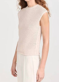Vince - Mesh Stitch Crew Top