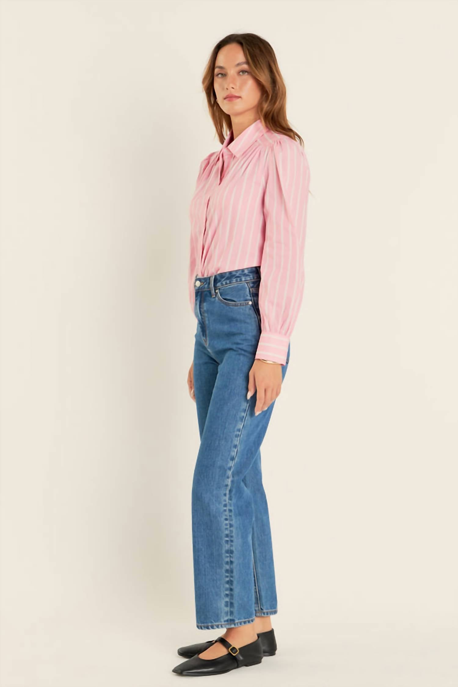 English Factory - Button Down Stripe Shirt