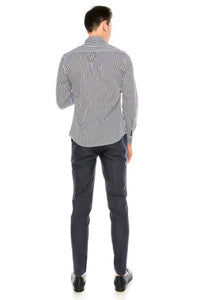 Bizzo Men - Striped Button Up Shirt