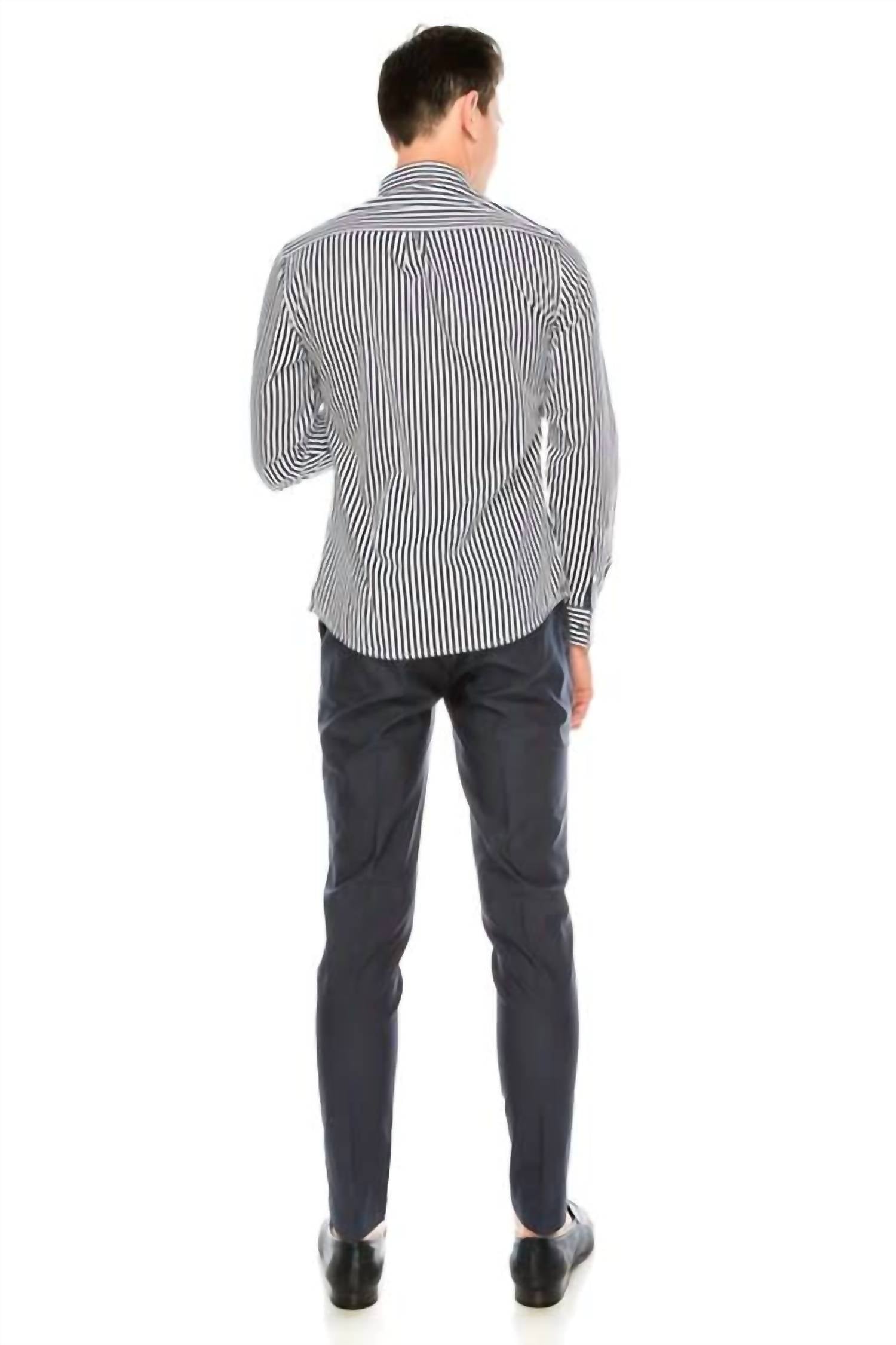 Bizzo Men - Striped Button Up Shirt