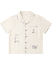 Rylee + Cru - Boys' Lapel Collar Shirt
