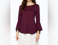 Sam & Jess - Elegant Bell Sleeve Top