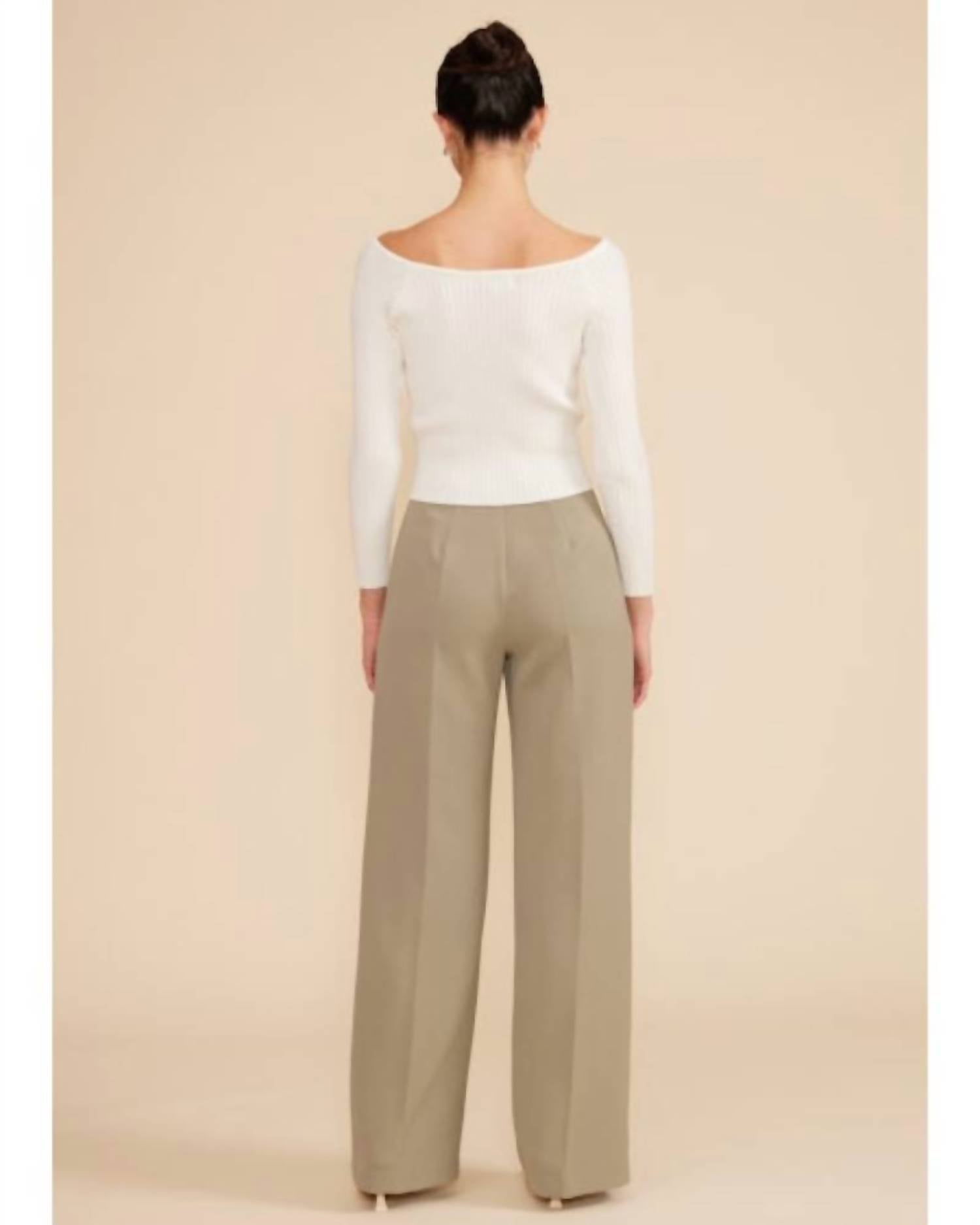 Lucy Paris - Diana Wide Leg Pant