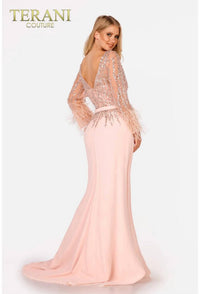 Terani Couture - Formal Strapless Sweetheart Long Evening Premium Dress