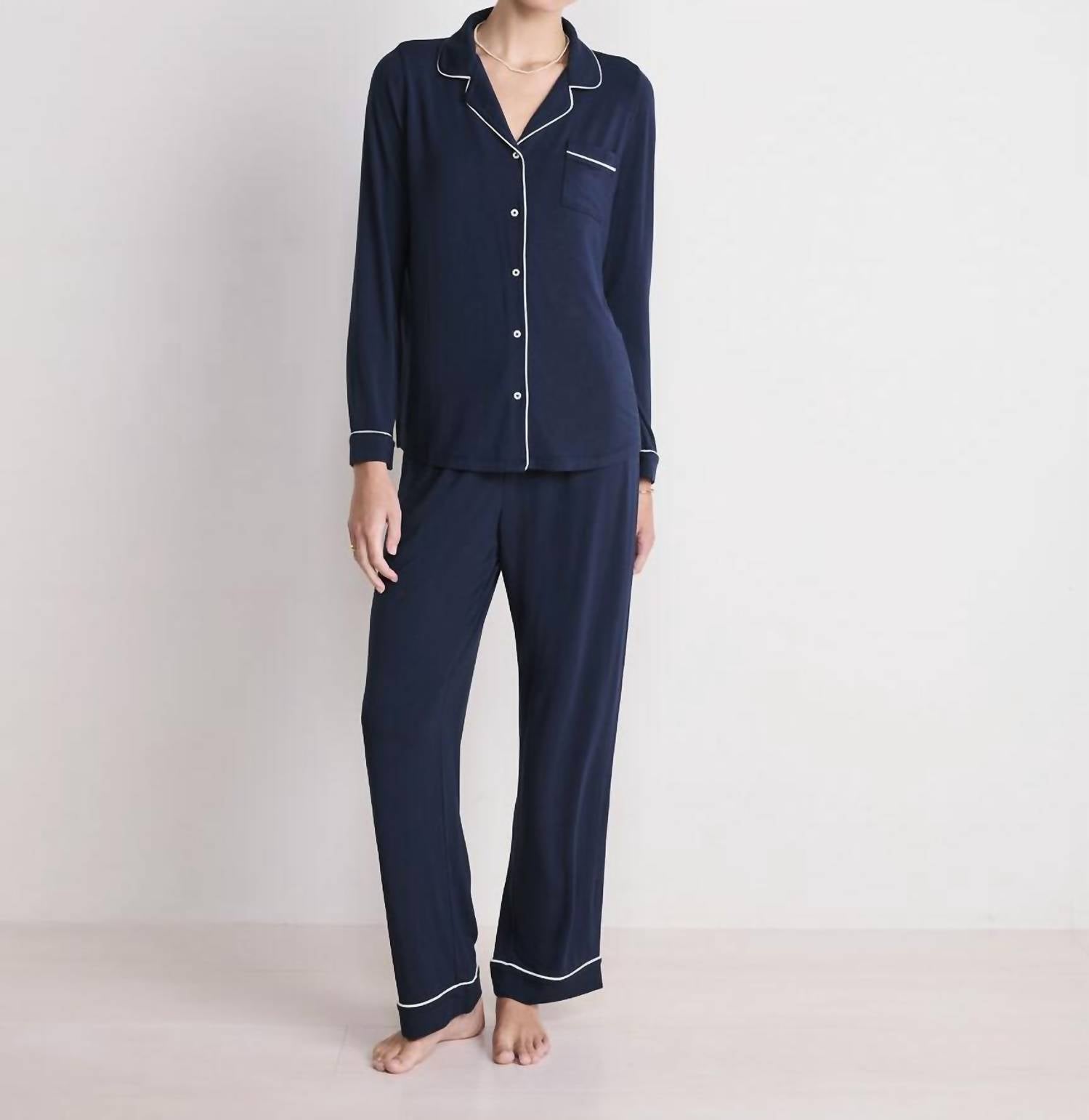 vineyard vines Super-soft Knit Pajama Set in nautical navy - women's intimate