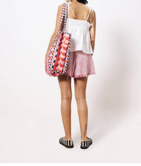 Frnch - Annais Textured Spaghetti Strap Top