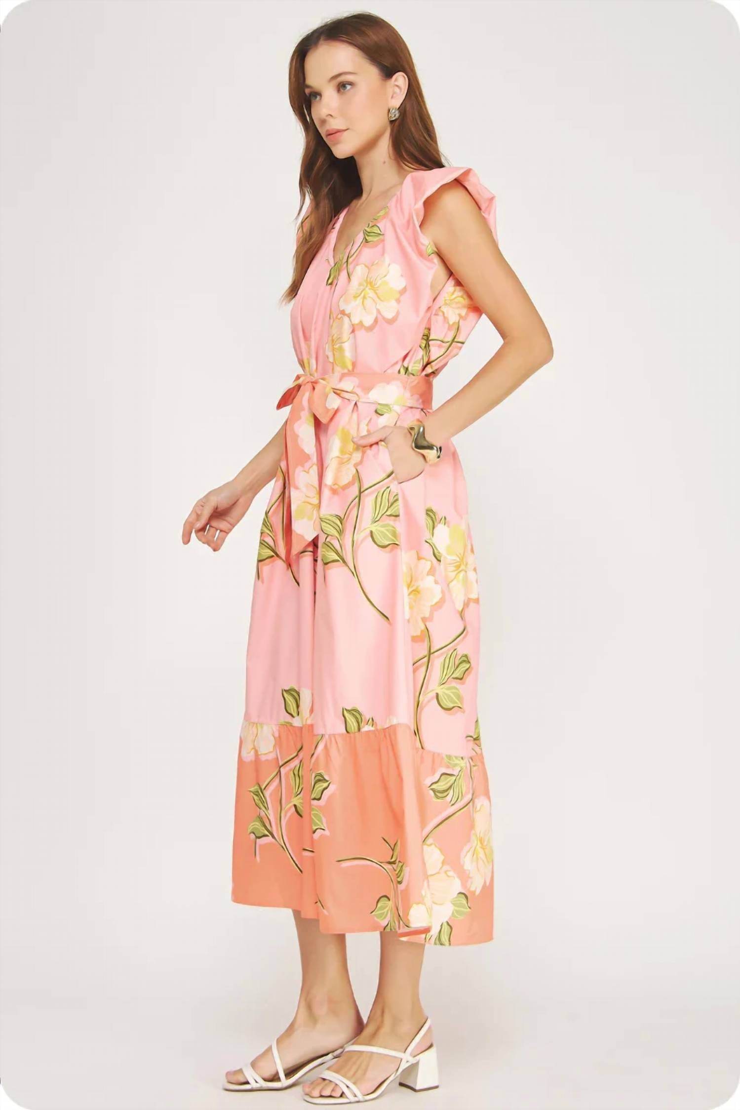 Strut & Bolt - Ruffle Tiered Midi Dress
