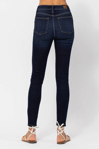 Judy Blue - High-waist Skinny With Handsanding Jeans