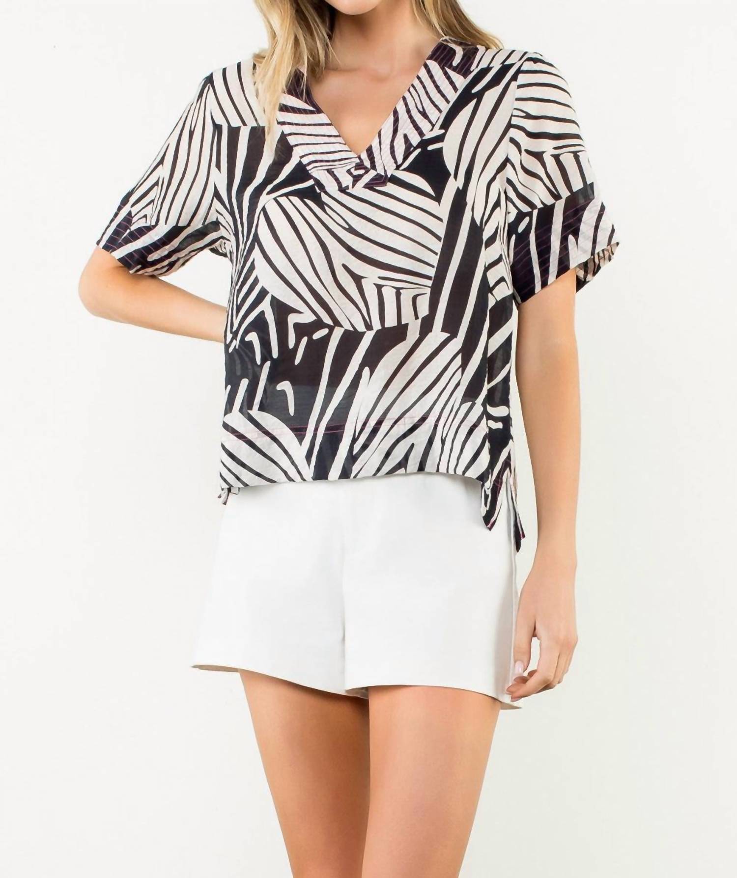 Thml - Zebra Stripe Top