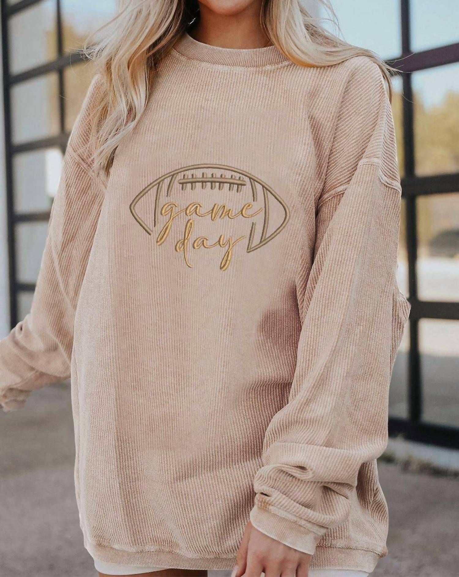 Lovesoft - Game Day Embroidered Sweatshirt