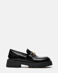 STEVE MADDEN Women's Lando Loafers in black - women's flats - detail view