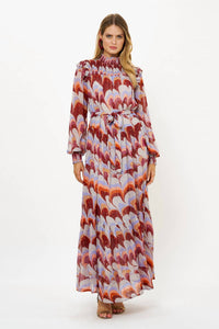 Oliphant - Smocked Neck Maxi Dress