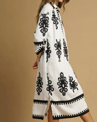 Umgee - Abstract Print Midi Dress