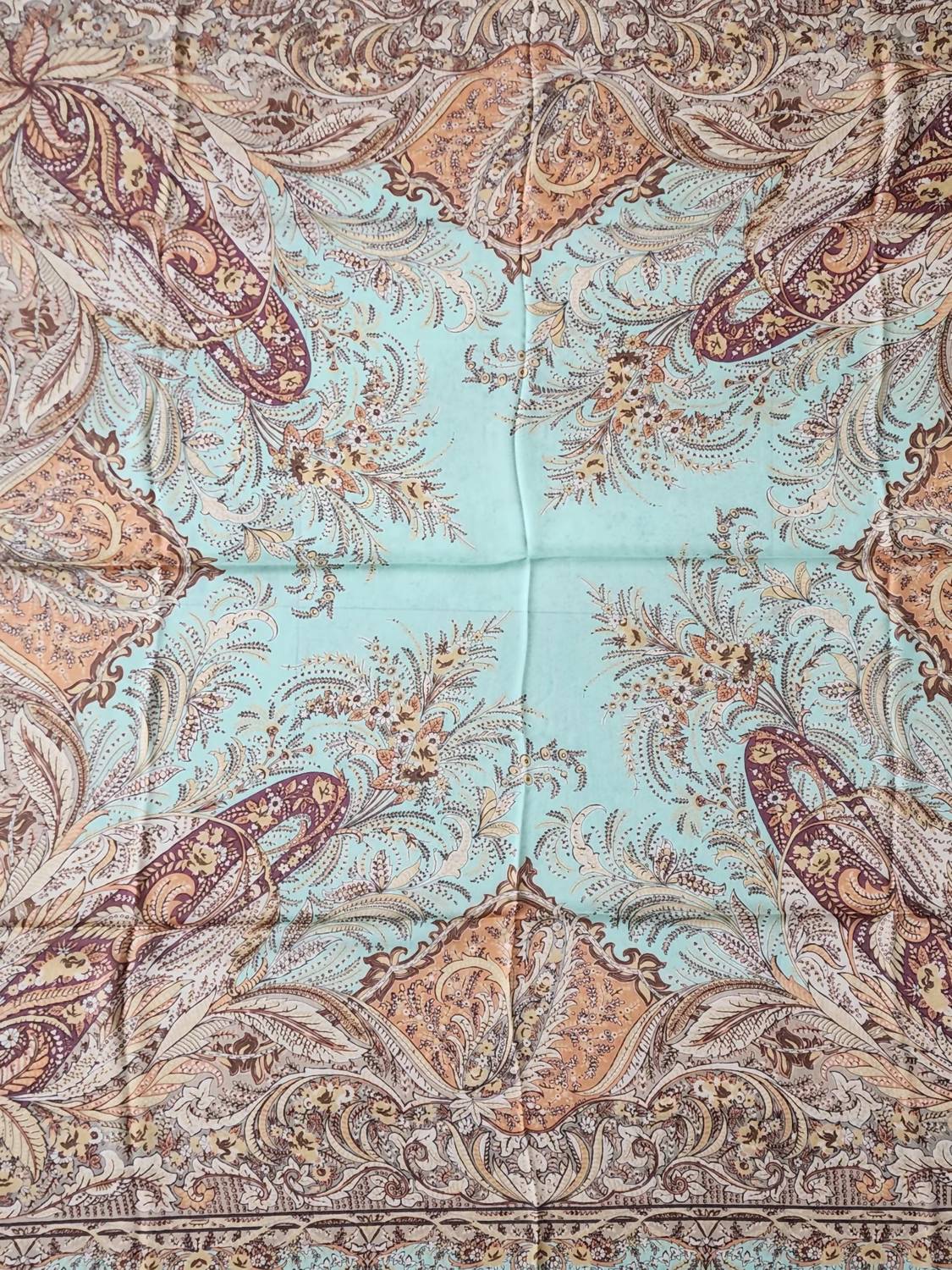 Etro - Women's Paisley & Floral Wool Blend Sheer Shawl Scarf