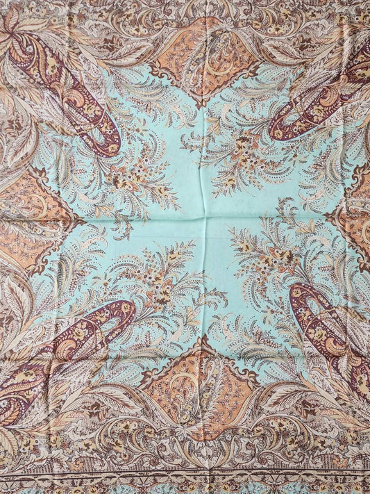 Etro - Women's Paisley & Floral Wool Blend Sheer Shawl Scarf