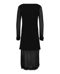 Salvatore Ferragamo - Women's Ruched Long Sleeve Mini Dress