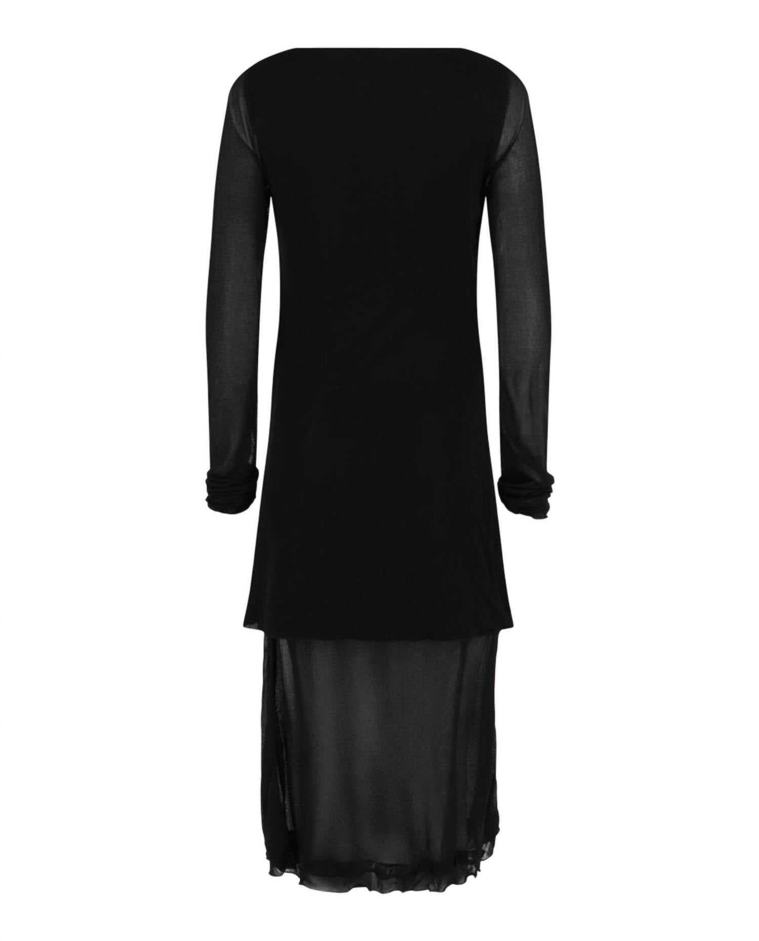 Salvatore Ferragamo - Women's Ruched Long Sleeve Mini Dress