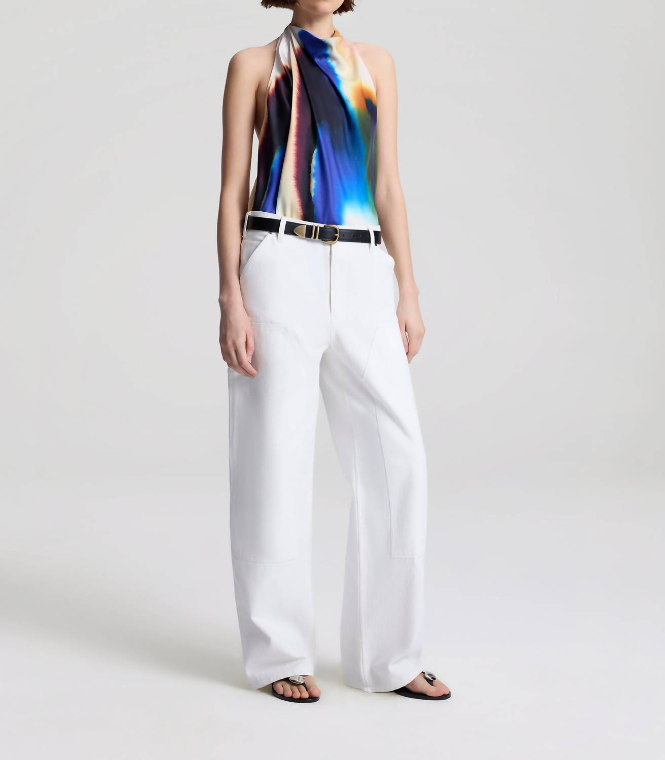 A.L.C. - Ada Printed Halter Top