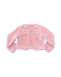 Flowers By Zoe - Girls Pink Fur Jacket