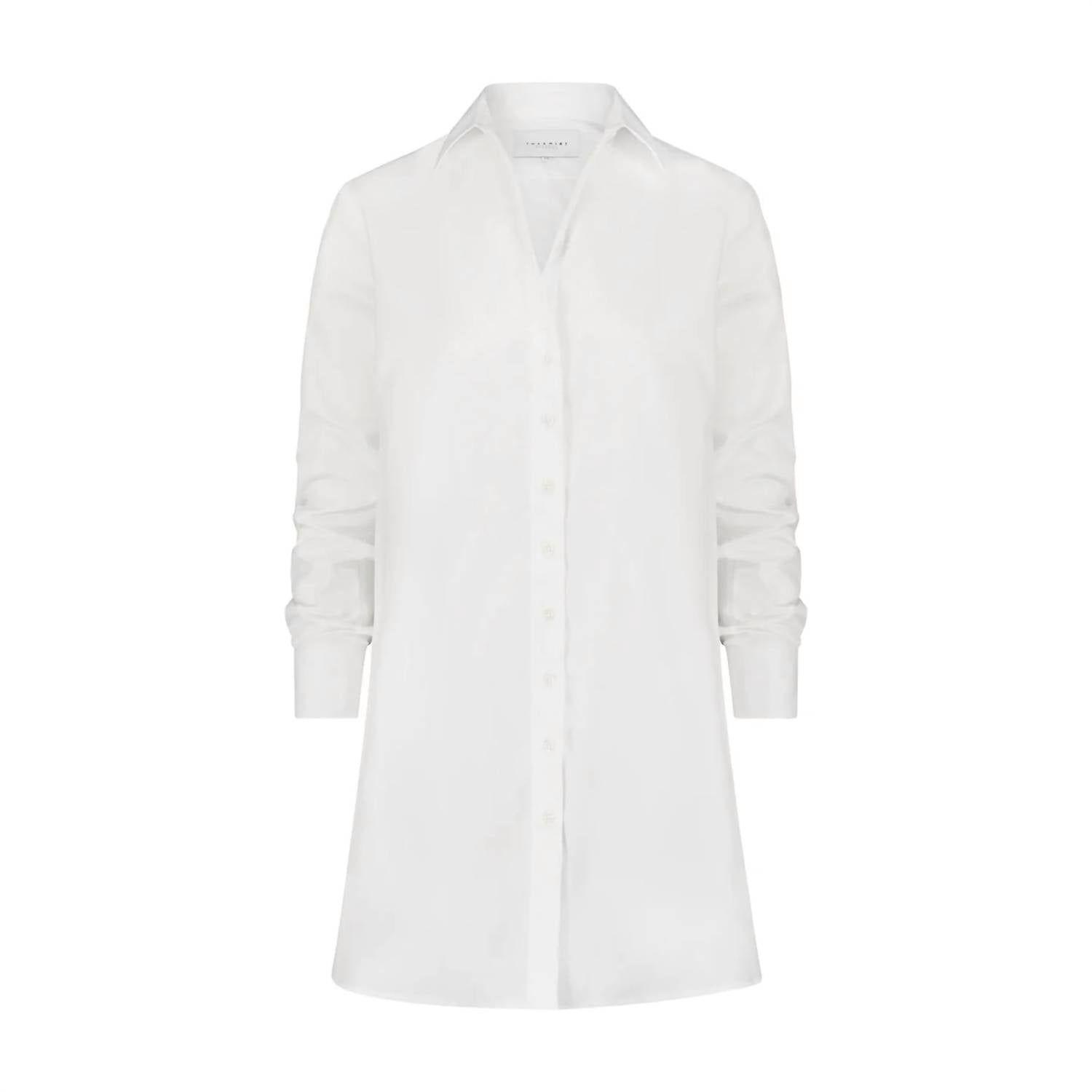 THE SHIRT Women's The Wfh Dress in white - women's dress - view 6