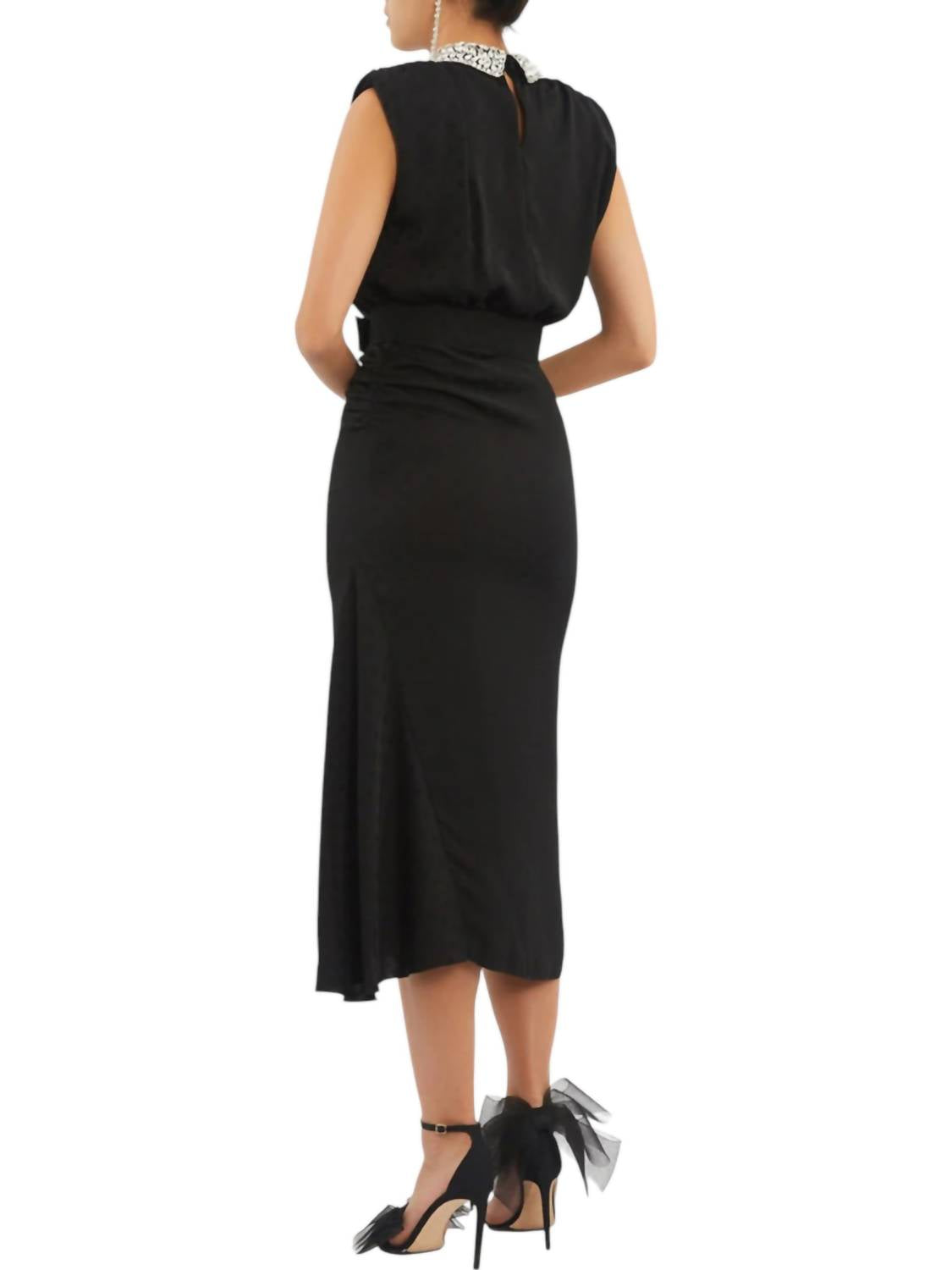 Rebecca Vallance - LORRAINE COLLAR MIDI DRESS