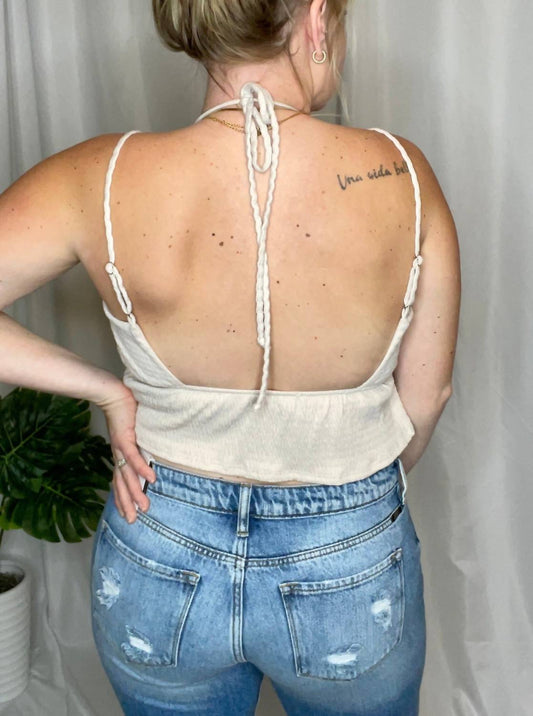 Le Lis - Juno Halter Crop Top