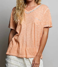 Pol - Hand-stitched Slub Tee