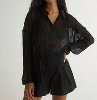 Bella Dahl - Flowy Pleated Shirt