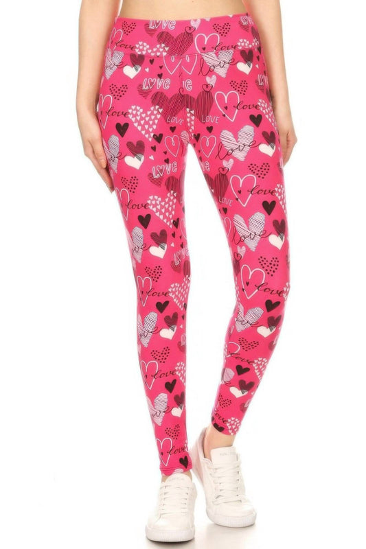 Love It - Valentines Heart Leggings