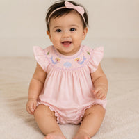 Baby Loren - Mermaids Hand Smocked Bishop Bubble