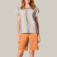 Tribal - Drop Shoulder Gusset Sleeve Blouse