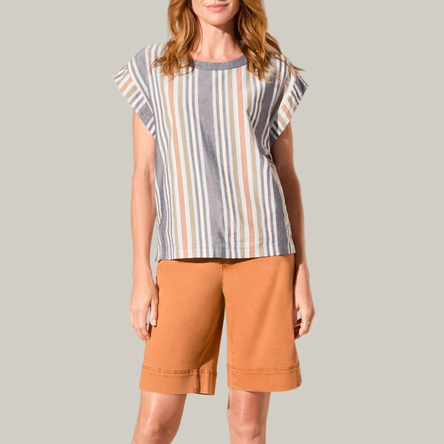 Tribal - Drop Shoulder Gusset Sleeve Blouse