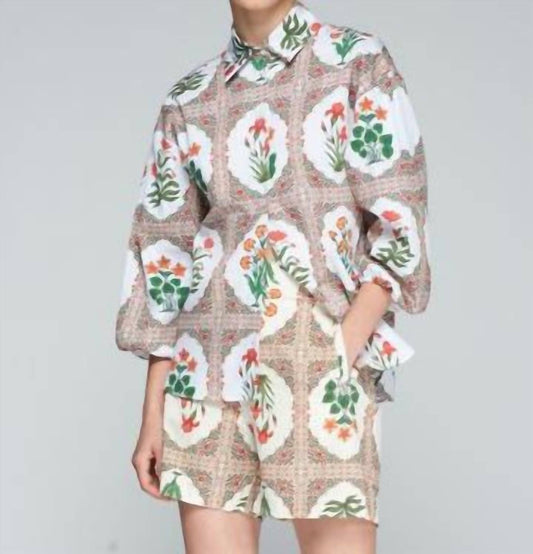 Vilagallo - Sandra Seersucker Shorts